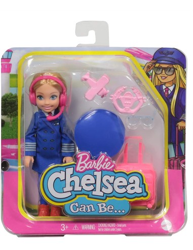 Barbie Chelsea aircraft pilot career MATGTN86/GTN90 Mattel | Futurartshop.com