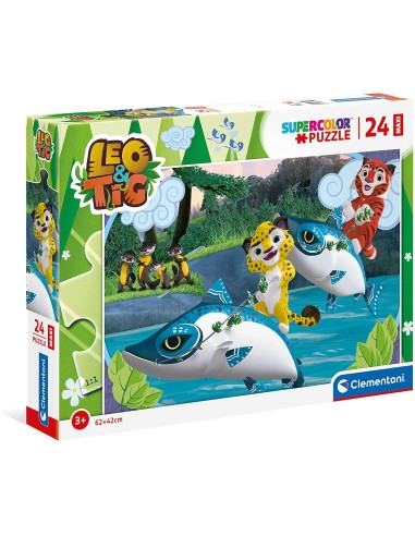 Maxi Puzzle Leo e Tig 24 pezzi CLE24223 Clementoni | Futurartshop.com