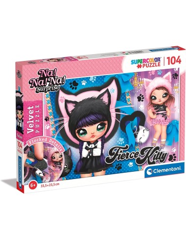 Na na na Surprise Puzzle Velvet 104 pezzi CLE27563 Clementoni | Futurartshop.com
