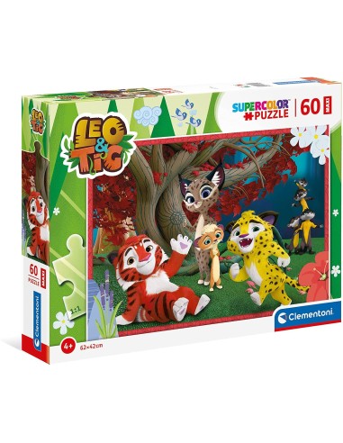 Maxi Puzzle Leo e Tig 60 pezzi CLE26104 Clementoni | Futurartshop.com
