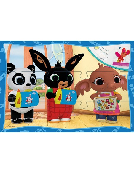 Bing a scuola Maxi Puzzle 2x12 pezzi TCS81233 Lisciani | Futurartshop.com