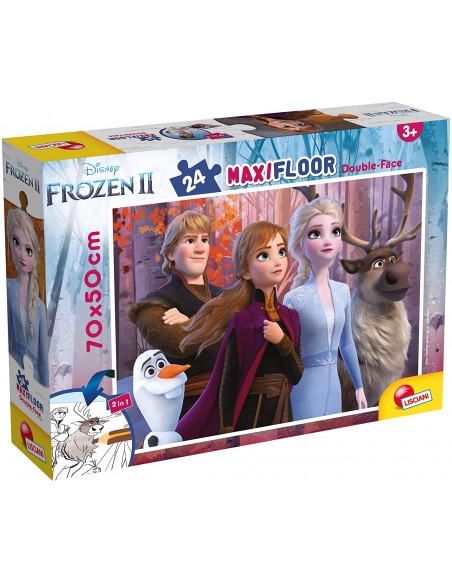 Frozen II Puzzle 2 in 1 24 maxi pieces LIS86658 Lisciani- Futurartshop.com