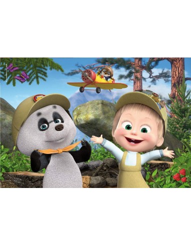 Masha and bear Puzzle we still play 2x12 maxi pieces LIS86122 Lisciani | Futurartshop.com