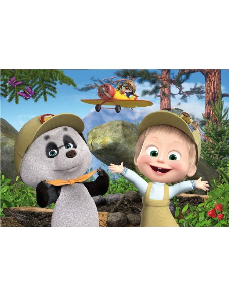 Masha e Orso Puzzle Giochiamo Ancora 2x12 maxi pezzi LIS86122 Lisciani | Futurartshop.com