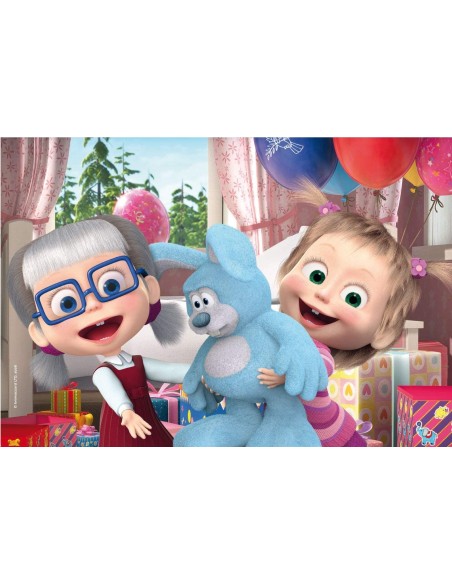 Masha e Orso Puzzle Giochiamo Ancora 2x12 maxi pezzi LIS86122 Lisciani | Futurartshop.com