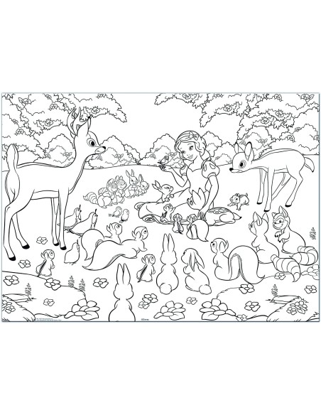 Snow White 2 in 1 Puzzle with 60 mega pieces LIS46577 Lisciani | Futurartshop.com