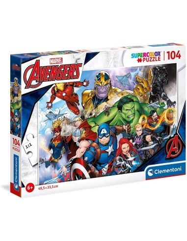 Avengers Puzzle 104 pieces CLE25718 Clementoni | Futurartshop.com