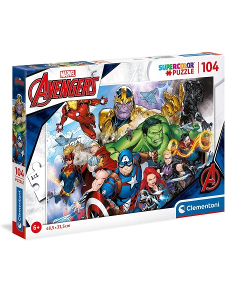 Avengers Puzzle 104 pieces CLE25718 Clementoni | Futurartshop.com