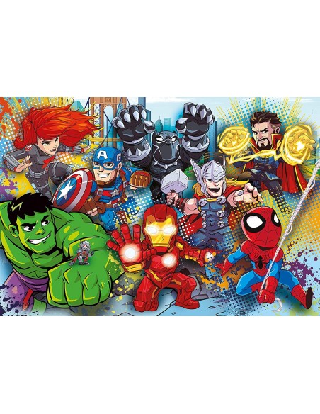Marvel superheroes Puzzle 60 Ma pezzi CLE26454 Clementoni | Futurartshop.com