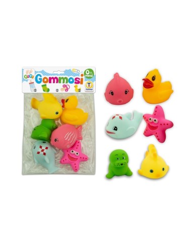 Go Go Gommosi 6 Animali Buffi TEO66800 Teorema | Futurartshop.com