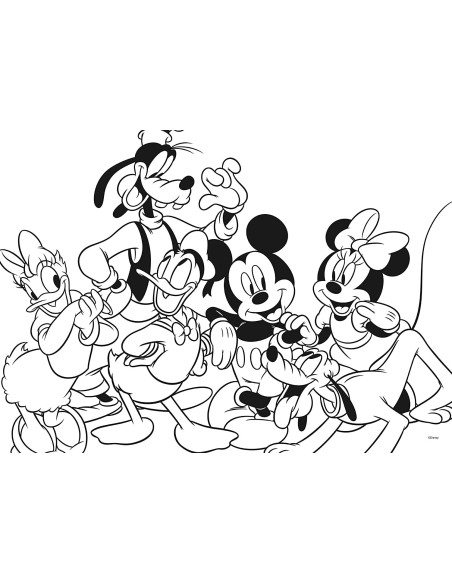 Mickey Mouse Puzzle with Friends 2 in 1-60 Ma pezzi LIS66728 Lisciani | Futurartshop.com