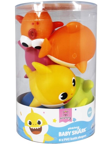 Baby Shark in PVC 6 personaggi morbidi ODS48821 Ods | Futurartshop.com