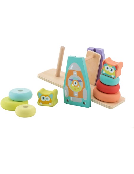 Stackable scale wooden carrycot TRU82974 Trudi | Futurartshop.com