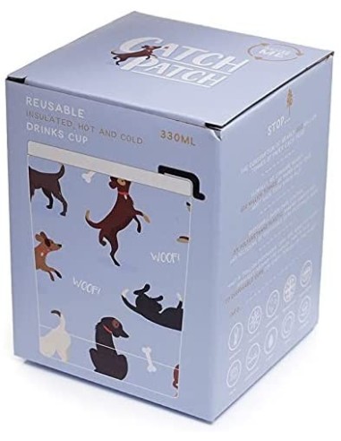 Tazza Termica in acciaio Cani 330ml PUCCUP53 Futurart | Futurartshop.com