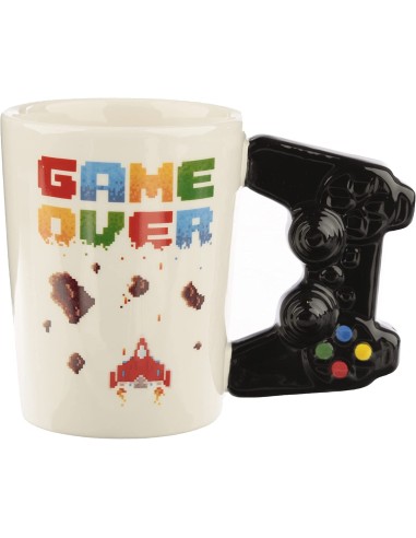 Tazza Game Over con manico a forma di controller - 350ml PUCMUG318 Futurart | Futurartshop.com