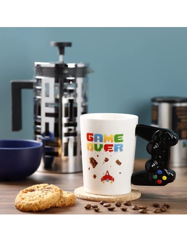 Tazza Game Over con manico a forma di controller - 350ml PUCMUG318 Futurart | Futurartshop.com