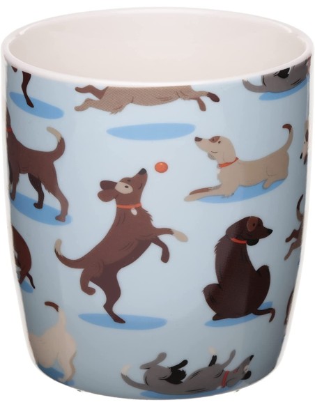 Porcelain mug with dogs - 350 ml PUCMUG327 Futurart | Futurartshop.com