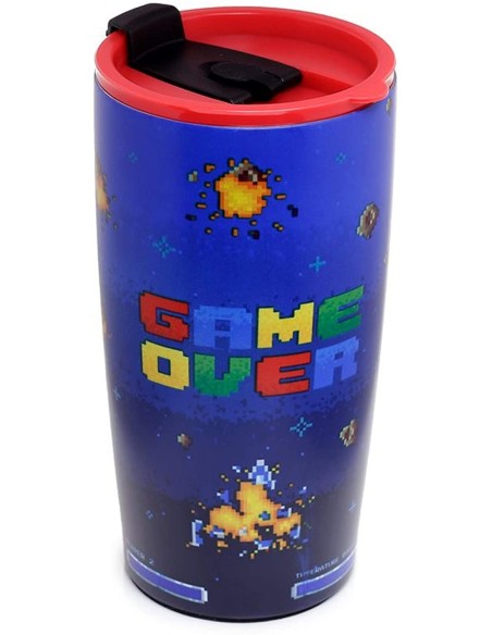 Tazza Termica in acciaio Game Over - 500ml PUCCUP46 Futurart | Futurartshop.com