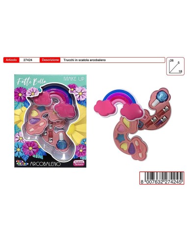 Fatti Bella - Trousse Arcobaleno con 2 livelli TOY27424 Toys Garden | Futurartshop.com