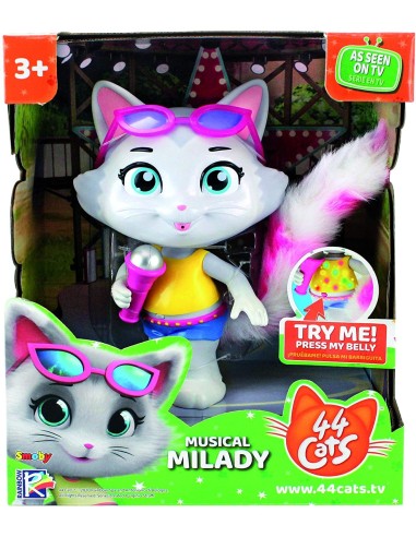 44 gatti - Milady Musical con microfono SIM7600180139 Simba Toys | Futurartshop.com