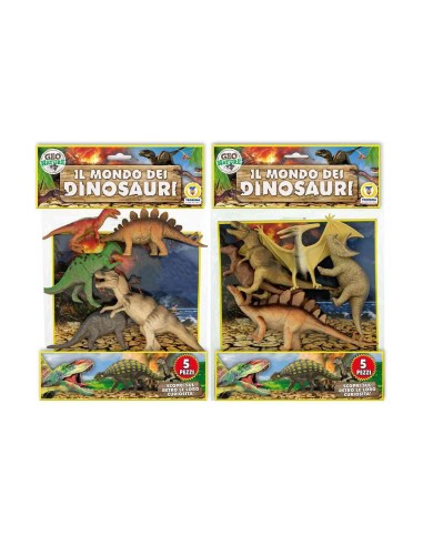 Geo Nature-pack dinosaurs 5 pieces TEO74206 Teorema | Futurartshop.com