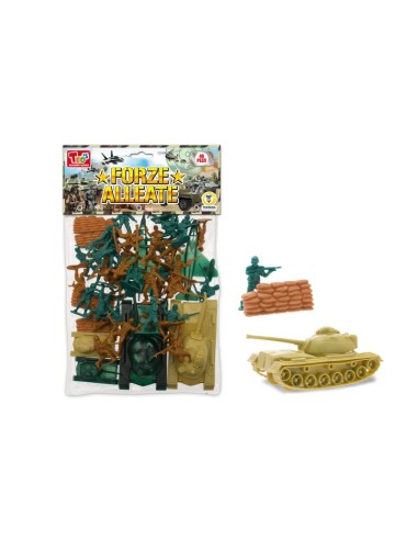 Toy soldiers with vehicles Pack 40 pieces TEO72264 Teorema | Futurartshop.com