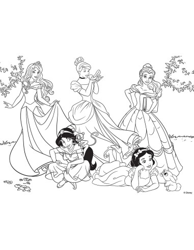 Princess puzzle Disne Puzzle 2 in 1-108 pieces LIS74174 Lisciani | Futurartshop.com