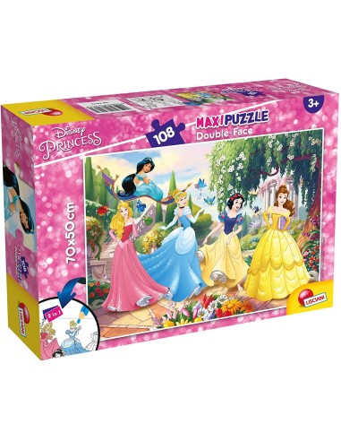 Princess puzzle Disne Puzzle 2 in 1-108 pieces LIS74174 Lisciani | Futurartshop.com