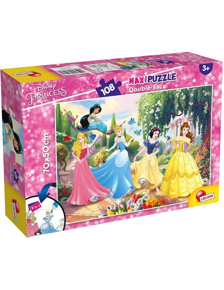 Puzzle Principesse Disney 2 in 1 - 108 pezzi LIS74174 Lisciani | Futurartshop.com