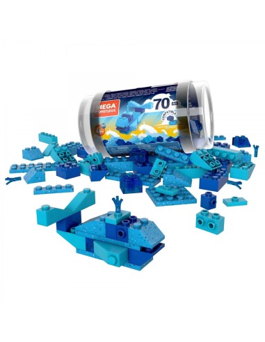 Mega Construx - Costruzioni Small 70 pezzi blu TOYGVM57/GVM58 Mattel | Futurartshop.com