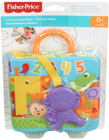 Fisher Price-My First Book 1 to 5 activities TOYFGJ40 Mattel | Futurartshop.com