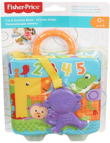 Fisher Price - Il Mio Primo Libro da 1 a 5 attività TOYFGJ40 Mattel | Futurartshop.com
