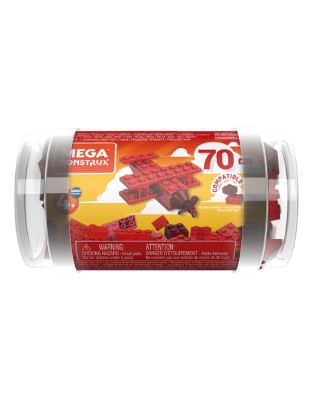 Mega Construx - Costruzioni Small 70 pezzi rossi TOYGVM57/GVM60 Mattel | Futurartshop.com