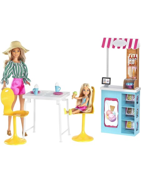 Barbie e Shelly in gelateria TOYGBK87 Mattel | Futurartshop.com