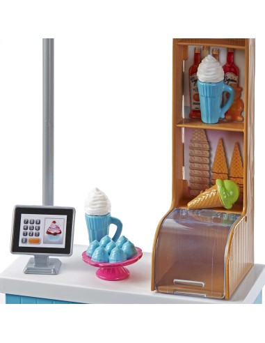Barbie e Shelly in gelateria TOYGBK87 Mattel | Futurartshop.com