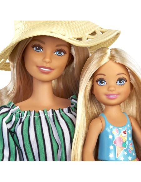 Barbie and Shelly in the ice cream parlor TOYGBK87 Mattel | Futurartshop.com