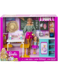 Barbie e Shelly in gelateria TOYGBK87 Mattel-Futurartshop.com