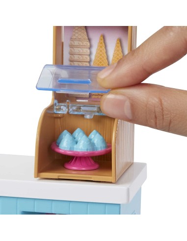 Barbie e Shelly in gelateria TOYGBK87 Mattel | Futurartshop.com