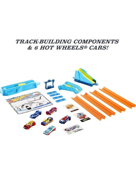 Hot Wheels - Kit regalo pista e 6 macchinine TOYGWN96 Mattel | Futurartshop.com