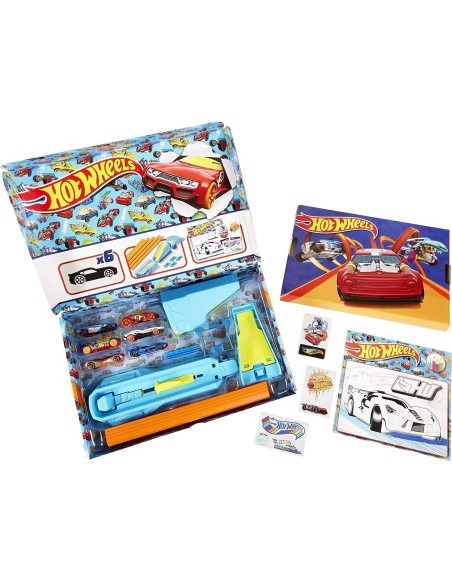 Hot Wheels - Kit regalo pista e 6 macchinine TOYGWN96 Mattel | Futurartshop.com