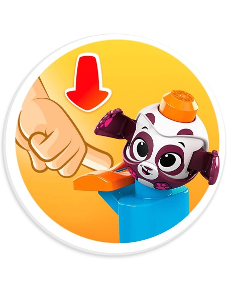 Mega Bloks-Panda throwing puppies with slide TOYGKX66/GKX68 Mattel | Futurartshop.com