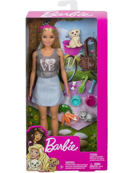 Barbie-doll with puppies TOYFPR48 Mattel | Futurartshop.com