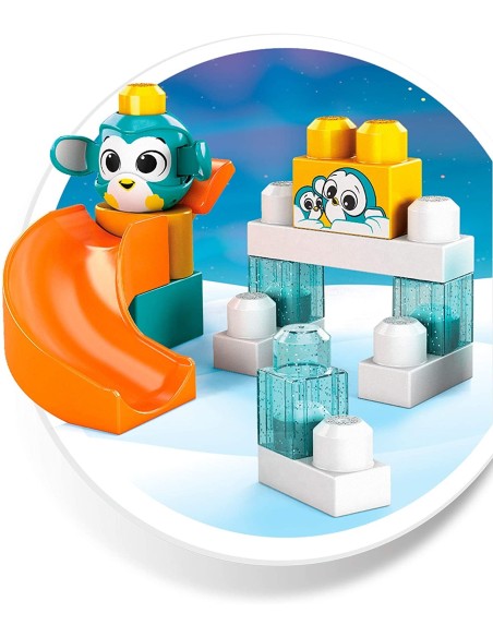 Mega Bloks - throwing puppies - Penguin with slide TOYGKX66/GKX67 Mattel | Futurartshop.com