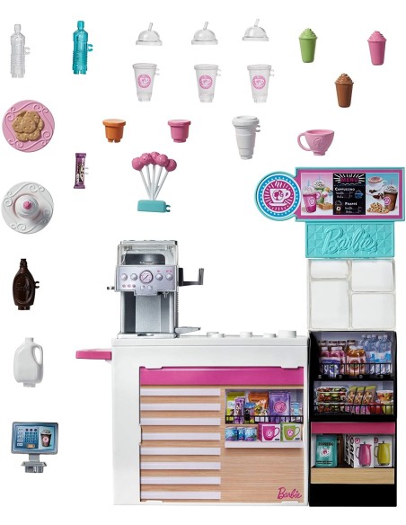 Barbie-the playset Cafe TOYGMW03 Mattel | Futurartshop.com