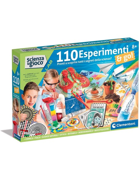 Scienza e Gioco - Laboratorio 110 Esperimenti & Go CLE19255 Clementoni | Futurartshop.com