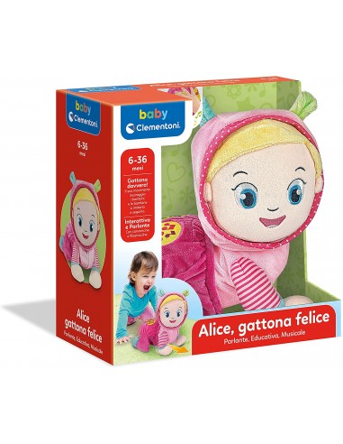 Doll Alice Crawls Happy CLE17690 Clementoni- Futurartshop.com