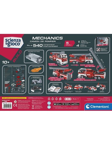 Scienza e Gioco - Camion dei pompieri 5 in 1 CLE19181 Clementoni | Futurartshop.com