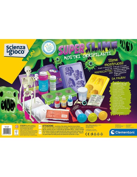 Science and Game - Super Slime Laboratory horrifying monsters CLE19253 Clementoni | Futurartshop.com