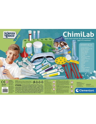 Scienza e Gioco - ChimiLab Laboratorio Chimico CLE19259 Clementoni | Futurartshop.com