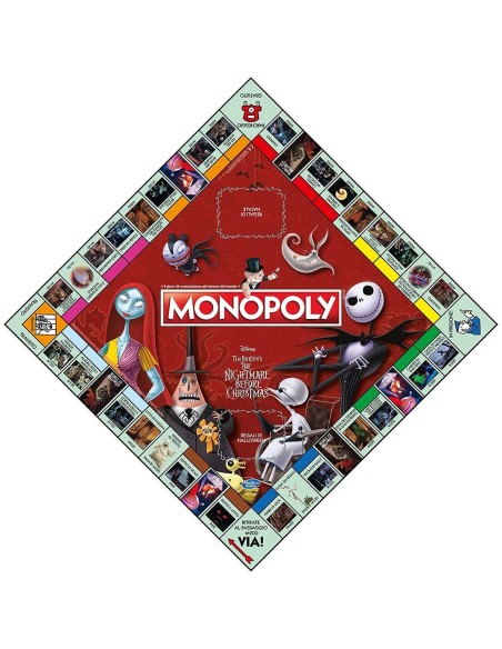 Monopoly-Nightmare Before Christmas WONB88741030 Hasbro | Futurartshop.com